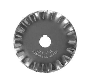 Olfa: OLFA® 45mm Steel Pinking Rotary Cutter Blade
