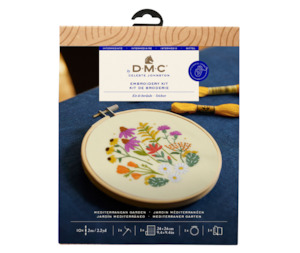 Hand Embroidery: DMC Embroidery Kit - Mediterranean Garden