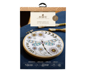 Hand Embroidery: DMC Embroidery Kit - Dragonfly