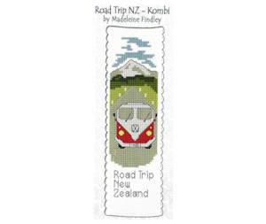Hand Embroidery: Cross Stitch Book Mark Kit - Road Trip NZ - Kombi