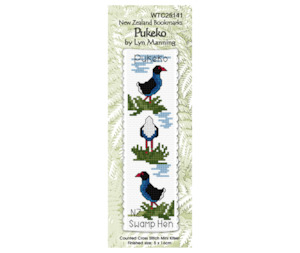 Cross Stitch Book Mark Kit - Pukeko