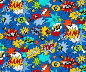 Childrens Deisgns: Monster Mash 100% Cotton Fabric - 10cm Increments