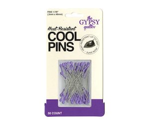 Christmas Gift Ideas: Cool Pins - x50 Pins Purple by Gypsy Quilter