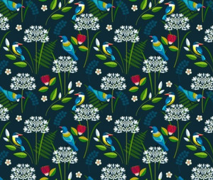 Kiwiana Twilight Agapanthus Navy - 0.1m