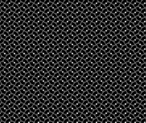 Salt and Pepper White Dotty Lines on Black