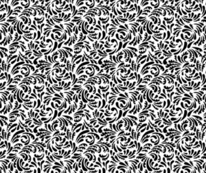 Salt and Pepper Black Leaves on White