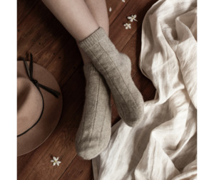 Linear Socks Knitting Pattern By Purl Foundry