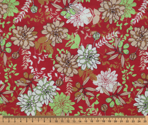 Autumn Garden 100% Cotton Fabric