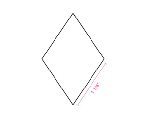 Paper Piecing: English Paper Piecing - 6 Pointed Star 1 1/4" - 100 Pieces