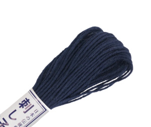 Sashiko Embroidery: Sashiko Embroidery Threads - Navy Blue