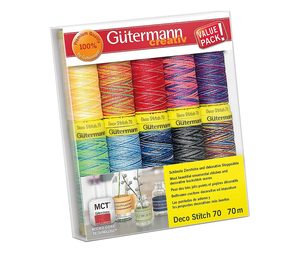 20 Off Selected Gutermann Threads: Gutermann Deco Stitch 70 Thread Set 10PK