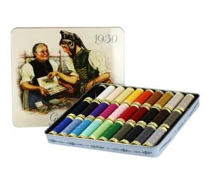 20 Off Selected Gutermann Threads: Gutermann Nostalgic Box - 100mt Sew-all x30 Reels
