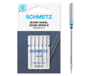 Schmetz Needles: Schmetz Domestic Jean Needles 100/16