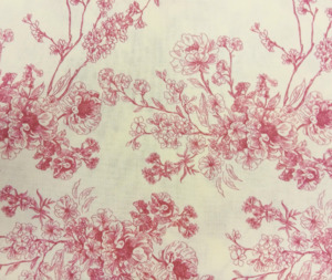 Christabelle Fabrics: Victoriana - Red Floral 2