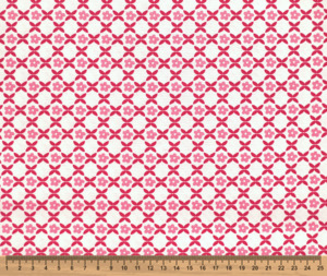 Spring Blooms 100% Cotton Fabric - 10cm Increments