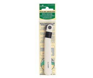 Dressmaking Tools: Clover Tracing Wheel Serrated - White