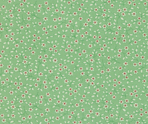 1930's Playtime - Blooming Vines - Aloe - 0.1m