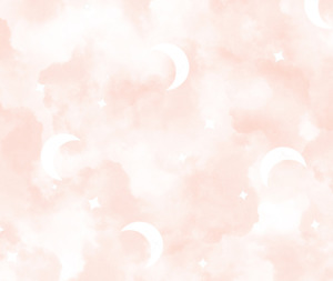 Fabric: Honey Bunny - Stars and Moons Pink