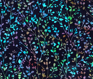 Plains And Blenders: Bali Batik - Stems Neon - 0.1m