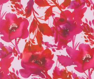 Floral Designs: Poppies Pink - 0.1m -
