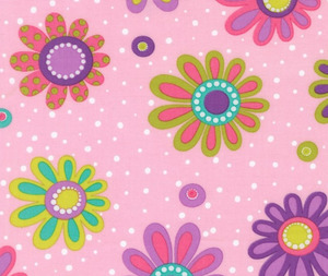 Fabric: Pick Me Flower Power Petal - 0.1m