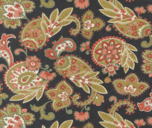 Fabric: Ambiance Paisley Midnight - 0.1m