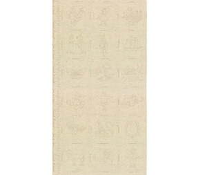 French General Joie De Vivre Embroidery Panel 60cm Wide Stone