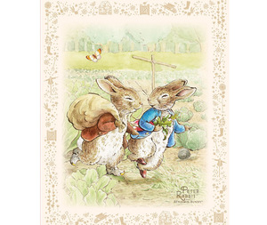 Fabric: Peter Rabbit & Benjamin Bunny Panel 90cm Wide