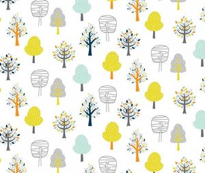 Woodland Friends 100% Cotton Fabric - 1/2 Metre