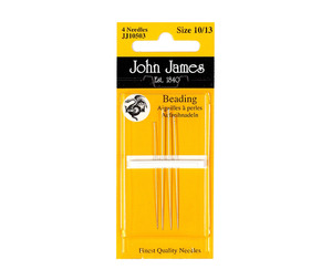 Needles: John James Beading Needles Size 10/13
