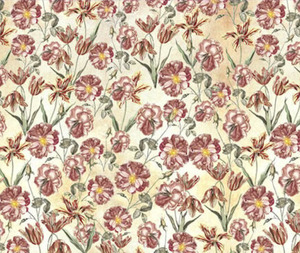 Cassically Yours - Flowers Red/Purple - 0.1m