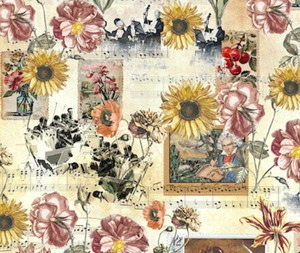 Fabric: Classically Yours - Floral Songs - 0.1m