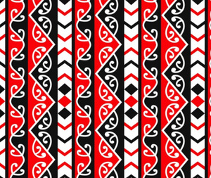Kiwiana Poraka Red Stripe - 0.1m