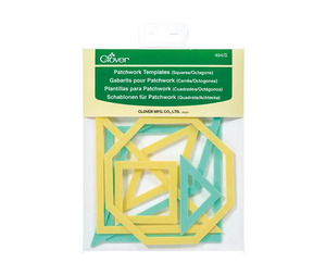 Clover Sewing Accessories: Clover Patchwork Templates – Squares/Octagons