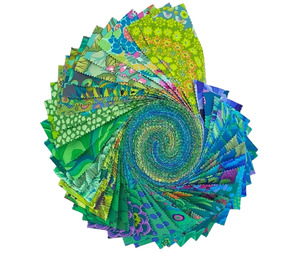 Fabric: Kaffe Fassett Classics Plus Jelly Roll 2.5" x 40 Piece TIDAL