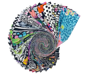 Kaffe Fassett Classics Plus Jelly Roll 2.5" x 40 Piece Polaris