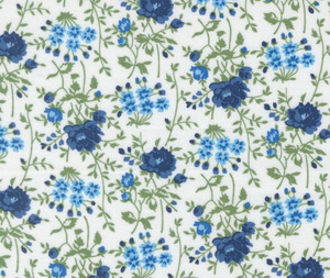Fabric: Bloomsbury White Multi - 0.1m