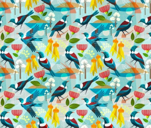 Kiwiana - Birdsong Tui Blue - 0.1m