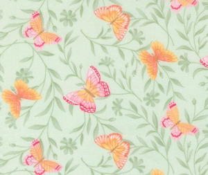 Fabric: Butterflies Mist - 0.1m