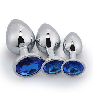 Stainless Steel Dildo Anal Butt Plug Stimulator Sex Adult Toy