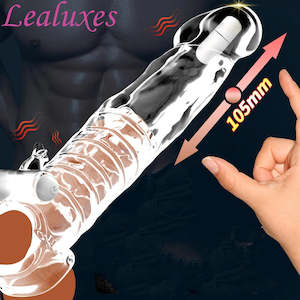 Reusable Condom Penis Extension Sleeve Delay Ejaculation Cock Cover Penis Extender