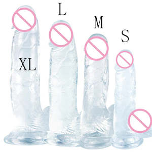 Women: Strap On Giant Long Jelly Dildo Penis Sex Toy Women Gay Rubber Dick Unisex