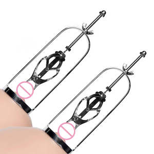 4 Style Stainless Steel Play Clamps Metal Nipple Clips Breast Trainer Enlarger B&hellip;