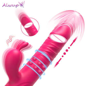 Rabbit Vibrator for Women Vagina G-Spot Nipple Clitoris Stimulator Thrusting