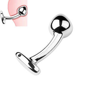 Unisex: Stainless Steel Prostate Massager Anal Beads Butt Plug Anus Stimulator for Women or Men