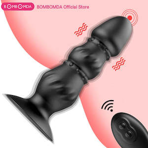 Unisex: 10 Speeds Wireless Remote Anal Dildo Male Prostate Massager Strong Sucker Unisex