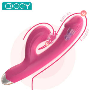 Silicone Rabbit Vibrator Clit Sucking Stimulator Dildo for Women