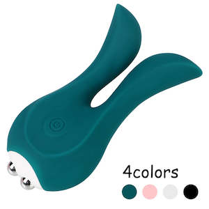 Women Rabbit Vibrators: Sexy Rabbit Ear Pocket Vibrator for Women Nipple Clamps Anal Plug Female Masturbator