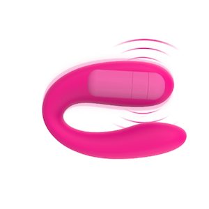 U Shape Vibrators: U-SHAPE CLIT G-SPOT VIBRATOR VIBE ANAL DILDO FOR WOMEN
