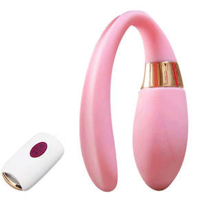 U-Shape Wireless Erotic G-Spot Vibrator Anal Bullet Clit Massager For Women